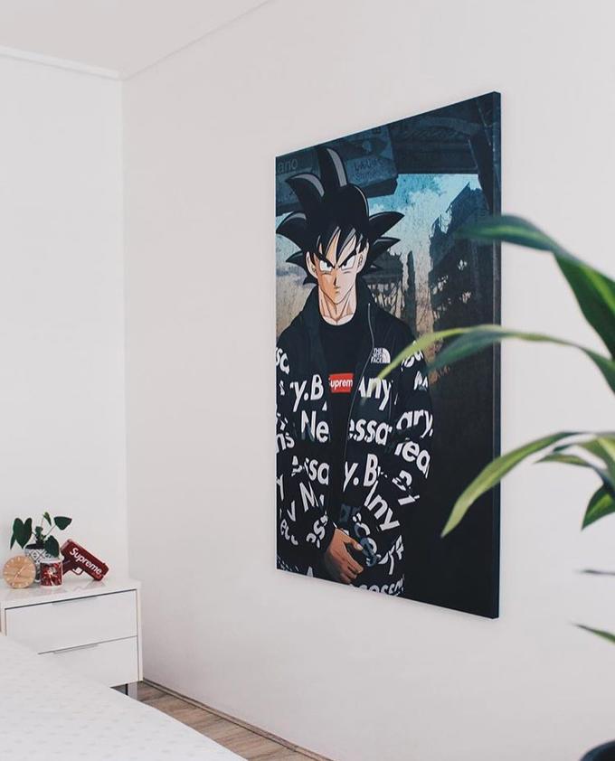 Goku Drip Painting ano uprem Ne ssa Supreme