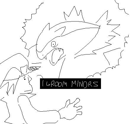 October 13th, 2024 'I Groom Minors' Meme by @Agrimmora I GROOM MINORS