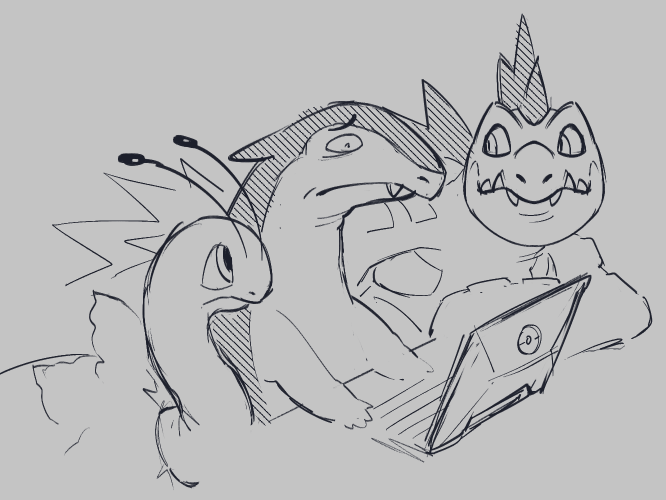 October 13th, 2024 Typhlosion Side-Eye Fan Art posted by @brycecarringto5